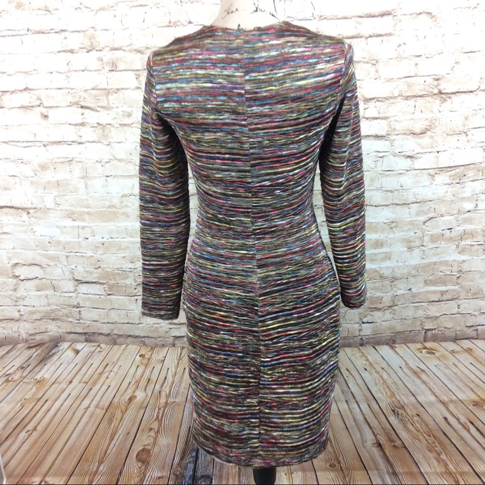 Searle Textured Stripe Knit Bodycon Dress 6 - Picture 4 of 4